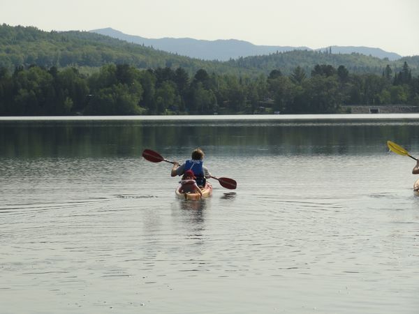 appartement dans une maison de charme avec lac privé et vue sur le Mont Valin