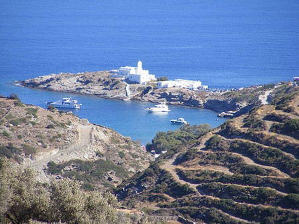 Cycladic island SIFNOS - traditional house, big garden fantastic sea view - several accommodation options - CAR INCLUDED