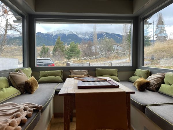 La maison de Marie Antoinette et Jean François située en CERDAGNE, vue splendide sur le CAMBRE D'AZE