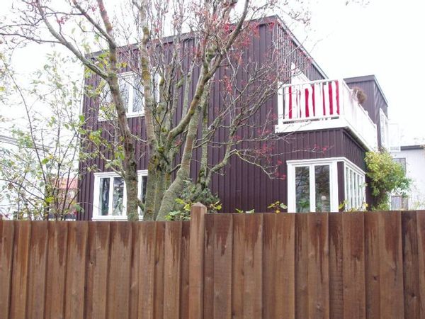 House in Reykjavik, Iceland.