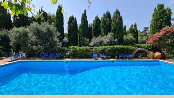 Capri/Anacapri  first floor villa with terrace, private garden and condo pool.
