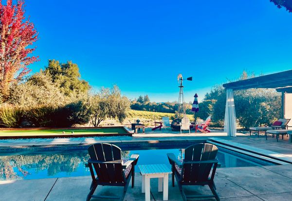 Sonoma County Wine Country Farmhouse with Pool, Hot Tub and Views