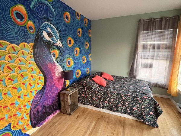 La chambre privée de Ariane offre la plus belle vue sur le Château Frontenac et la ville de Québec.