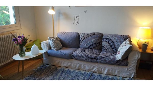 Le rez-de-chaussée sur jardin de la maison de Catherine et Philippe