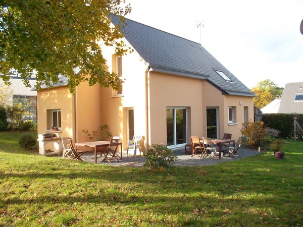 Brittany between land and sea. House with sauna