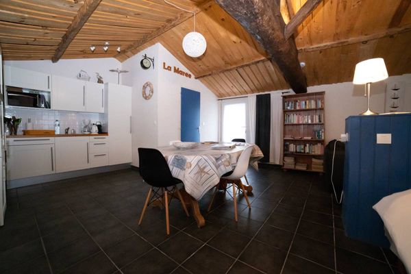 Studio La Marée - 2 personnes à 800 metres de Passage du Gois en Vendée. Face ile de Noirmoutier.