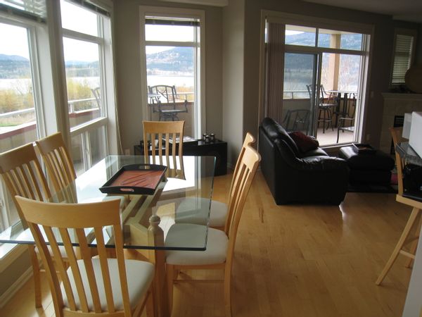 In the heart of Okanagen Valley and located on the lake. Adjacent to the boardwalk.  Wineries and golf courses abound. Downhill ski or waterski on the same day.