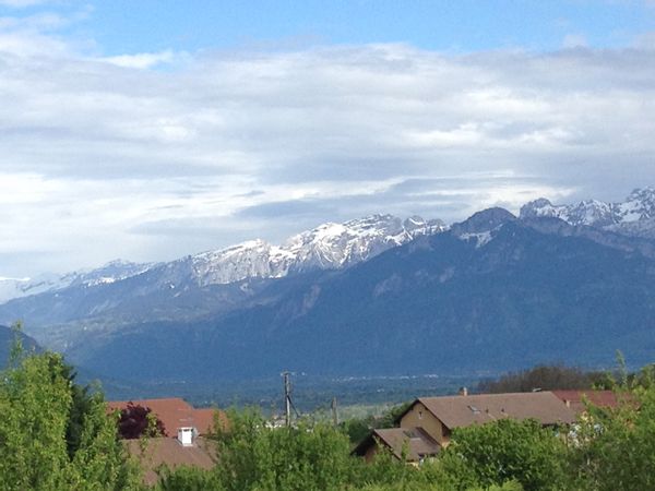 maison entre lac et montagne