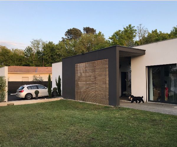 Maison d’architecte avec jacuzzi aux portes de Bordeaux et au cœur des grands vignobles bordelais