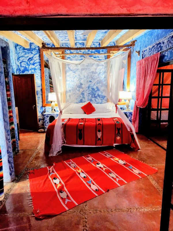 2 private suites in charming BnB Mexican beach village near Zihuatanejo surrounded by ocean/lagoon.