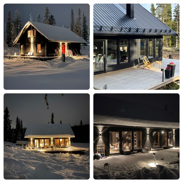 Newly built cottage in a quiet location in Södra Storhogna