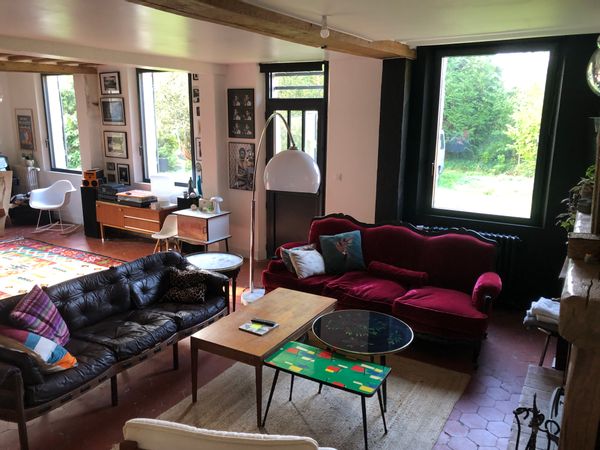 La maison de Caro et Yann en forêt toute proche de Paris