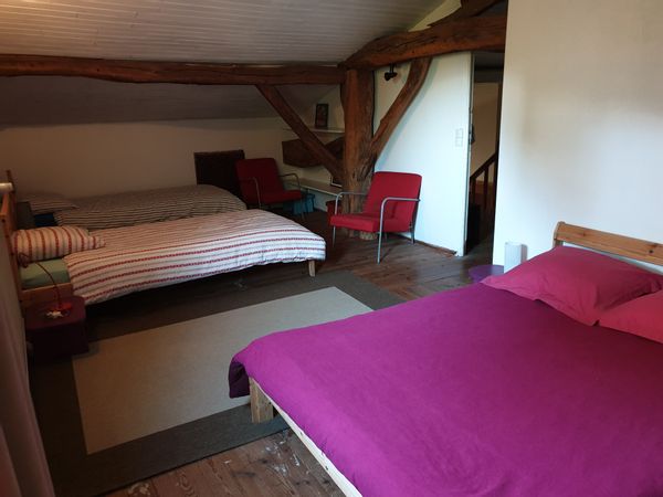 La chambre familiale, une chambre privée pour 4 personnes dans la maison des ZakYom