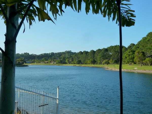 Town house on a lake within a gated community