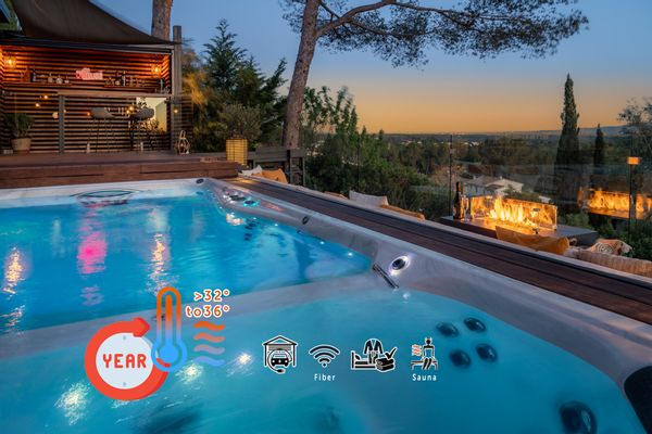 Villa Rubis - Spa/Piscine jusqu'à 36°C - vue exceptionnelle sud 180°