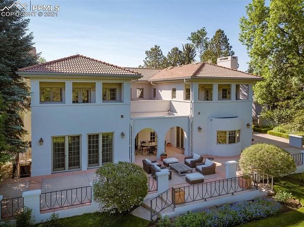 Beautiful mediterranean architecture at 6200 feet....blocks from the Broadmoor Resort.
