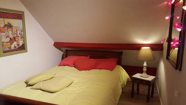 la  chambre d'invités Framboisette