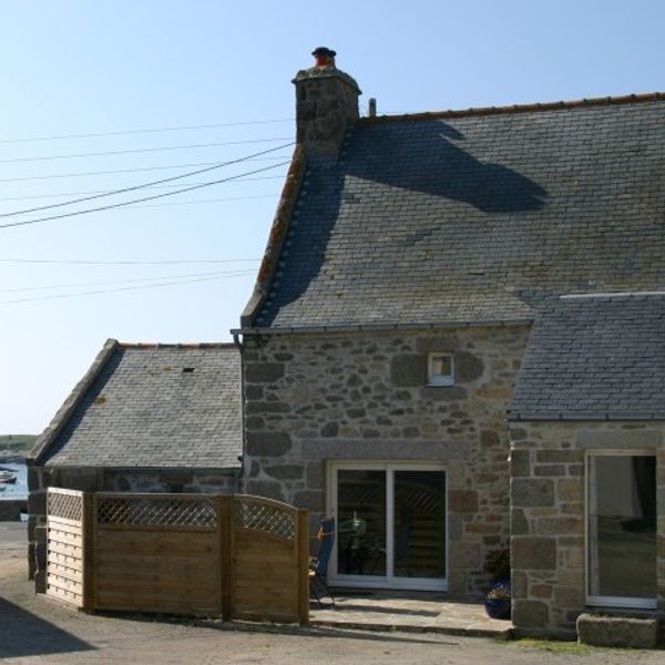 Traditional house in Brittany with a sea view