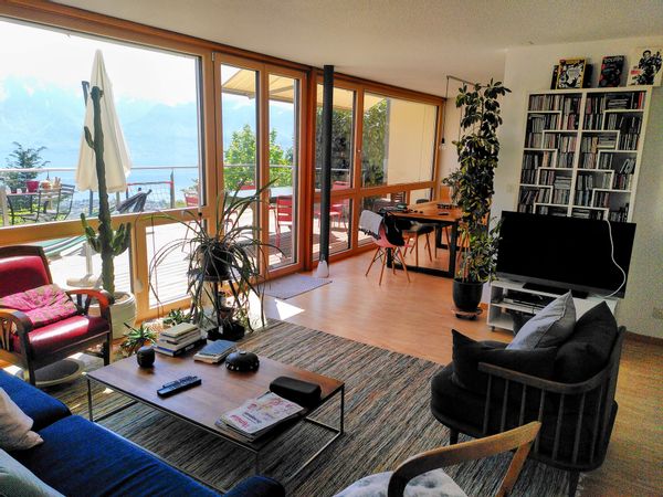 Bel appartement avec une vue imprenable sur le Leman