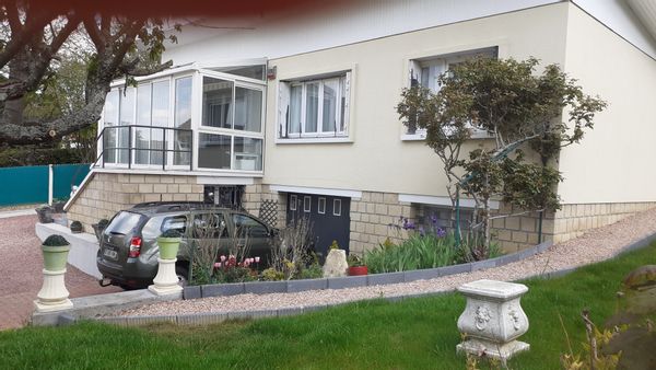 house with garden  bicycles and possibility with car