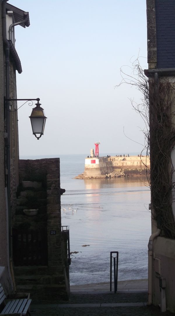 Petit port de pêche en Normandie