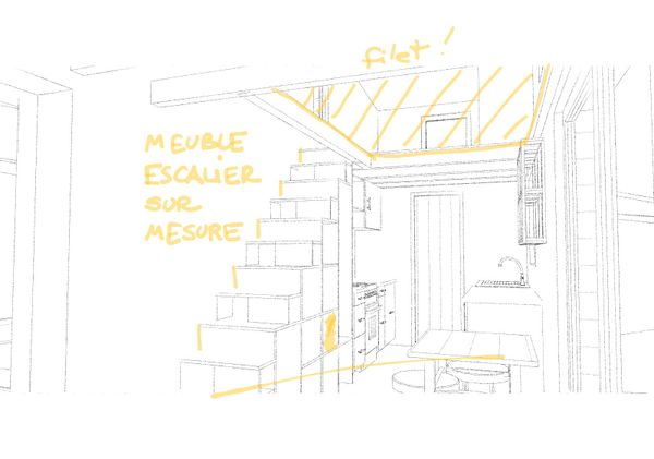 2026 - Mini maison sur pieux de 26 m² pour une famille