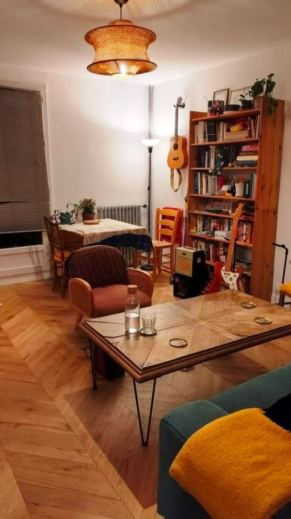 3-pièce lumineux et calme proche métro et commerces