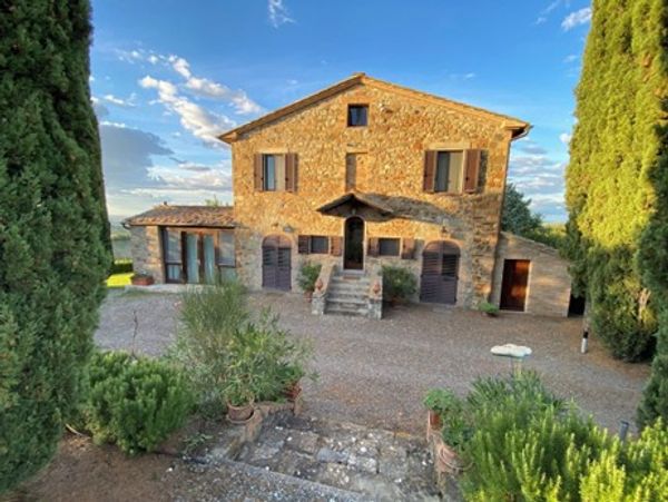 Tuscan villa with private church, pool & amazing views, set amongst vineyards and classic hilltowns