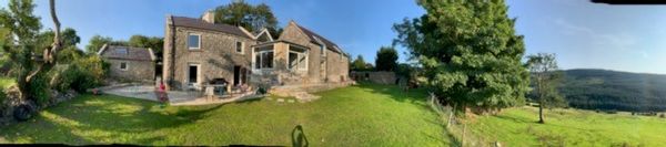 Rural mountain farmhouse