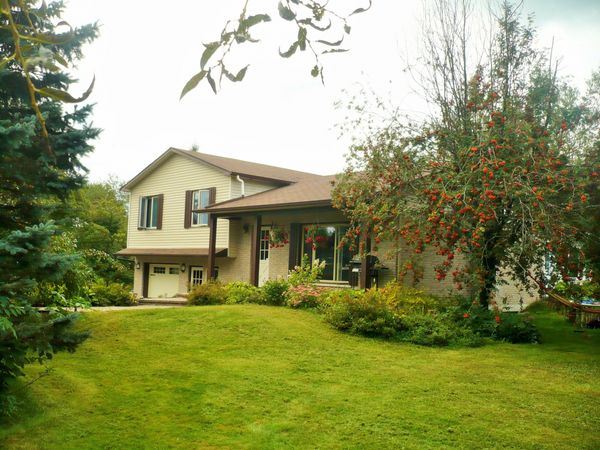 La campagne proche de la ville dans les cantons de l'Est