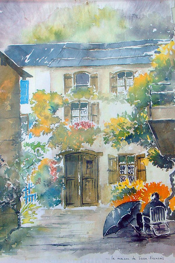 Maison dans un petit village des Pyrénées, en Ariège dans la vallée de Massat