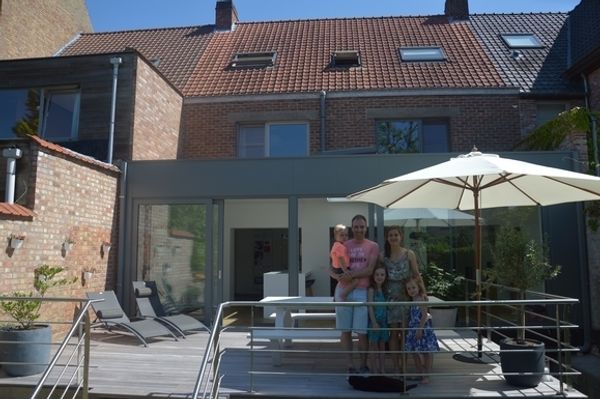 Charming house with sunny garden, 1km from centre of Bruges