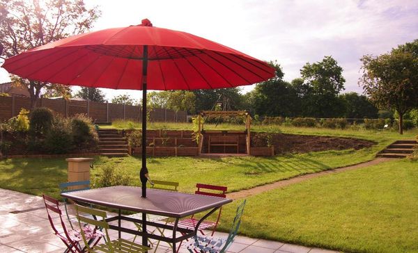 Notre longère au bord du canal