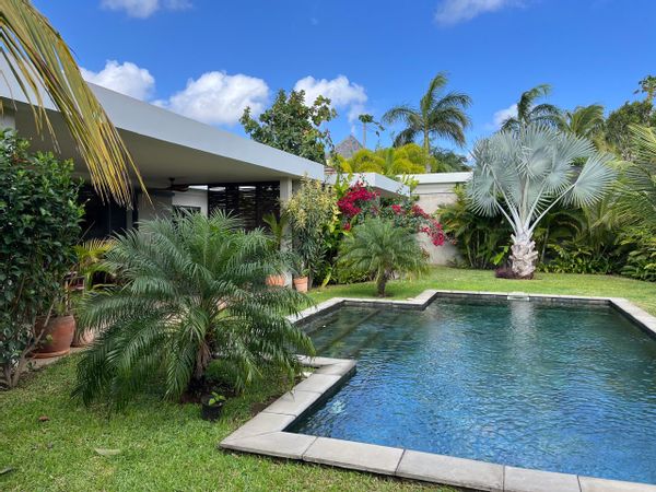 Chambre colorée dans Belle Villa de Grand Baie