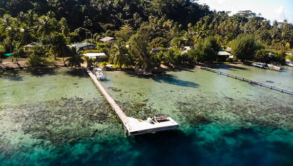 Maison bord de lagon – Baie d’Apu, Taha’a