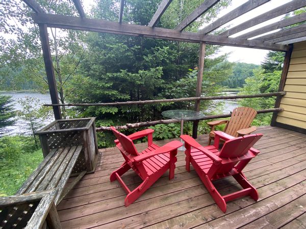 Countryhouse in front of lake