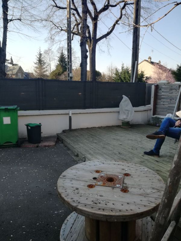 canapé convertible dans le salon