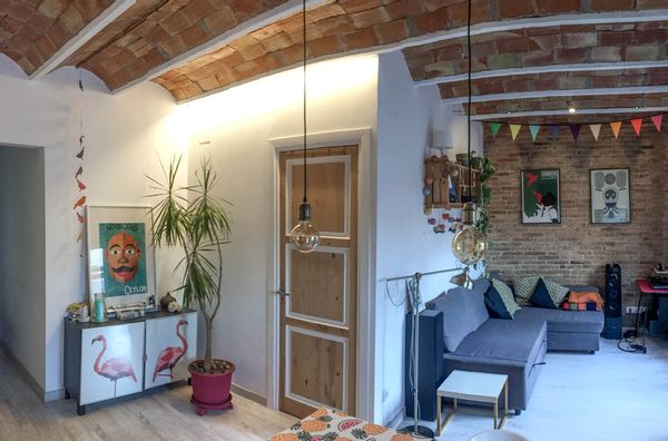 Beautiful attic-stucio in Barcelona