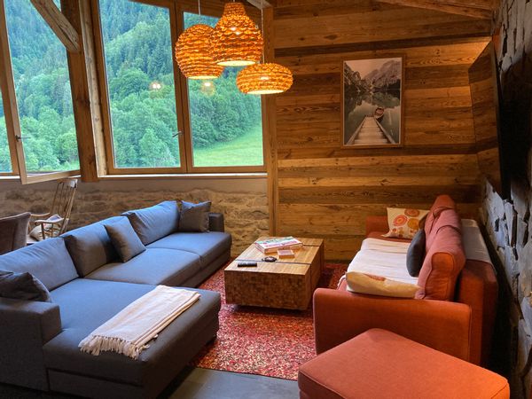 Triplex vue montagne , sauna, jardin  proche station ski, lac 12 personnes - disponible hors vacances