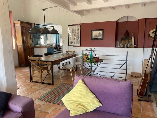 La maison de Valerie vue sur le Mont ventoux