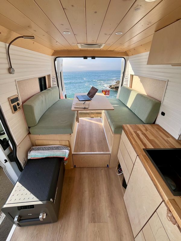 August's mobile camper van