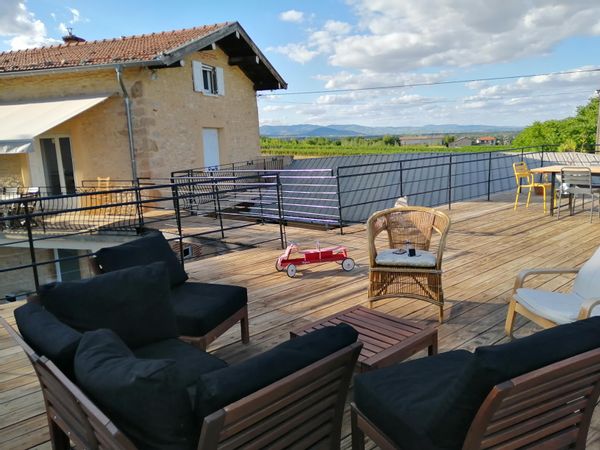 Maison en pierres au coeur des vignes à deux pas de Villefranche