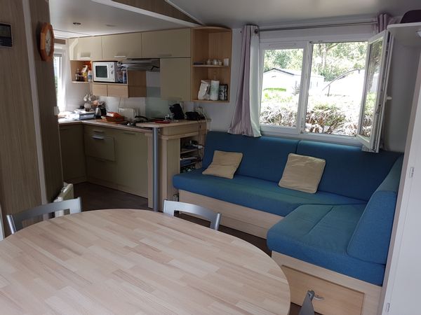 Le mobil-home "côté nature" à 2 km de St Lary