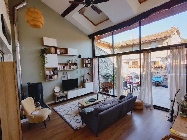 Chez Andy, Cécile, Alix et Roxane à Montluel :-)