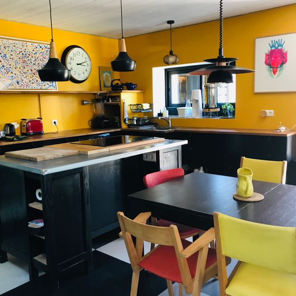 La maison en bois du bord de mer