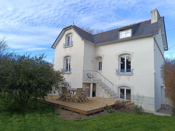 House 1930s located close to estuary of the beautiful harbour of Brest (Brittany)