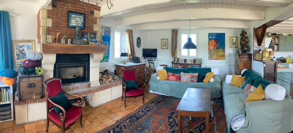 La maison de campagne près de la mer et de la forêt, de Honfleur et de Deauville