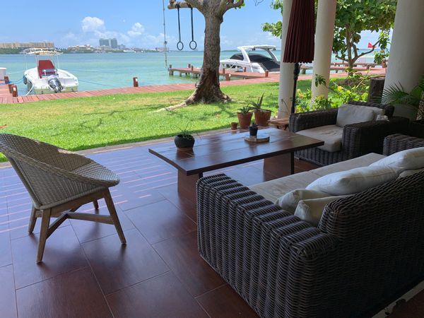 Paradise water front at the Caribbean