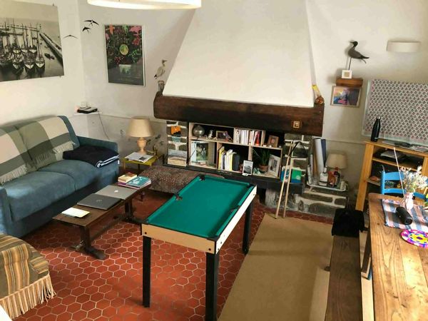 Maison au bord de la plage