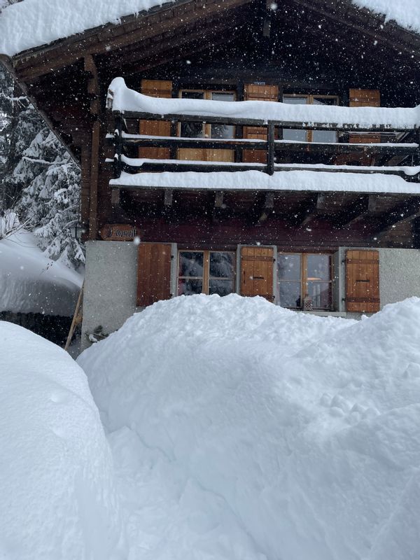 Alpes Suisse. Chalet à Grimentz dans le Val d'Anniviers